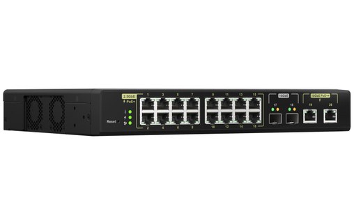 Switch Ethernet Qnap QSW-M2116P-2T2S 16 ports - 10 GbE, Manageable, PoE, L2