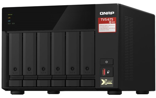 QNAP TVS-675 NAS Tower Ethernet/LAN Noir KX-U6580