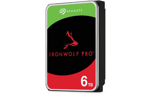 Seagate IronWolf Pro 6 To - Disque dur 7200 tr/min pour NAS - ST6000NT001
