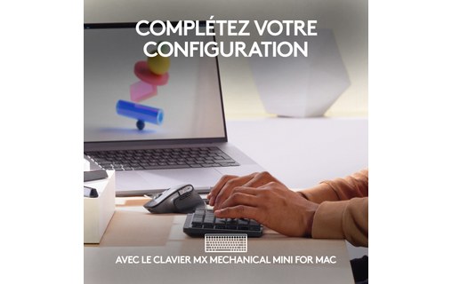 Souris sans fil pour Mac Logitech MX Master 3S - Noire - Ergonomique