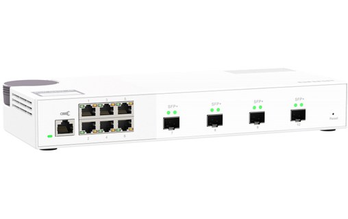 Switch Ethernet Qnap QSW-M2106-4S 6 ports - 2,5 GbE, Manageable, L2