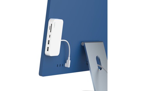 Belkin INC011btWH USB 3.2 Gen 1 (3.1 Gen 1) Type-C 10000 Mbit/s Blanc