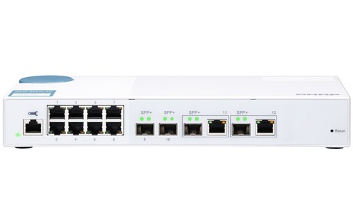 Switch Ethernet Qnap QSW-M408-2C 8 ports - 10 GbE, Manageable, L2