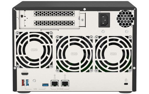 QNAP TVS-675 NAS Tower Ethernet/LAN Noir KX-U6580