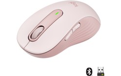 Souris sans fil Logitech Signature M650 L - Rose - Ergonomique