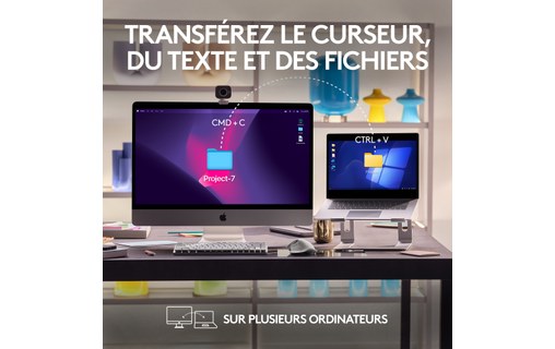 Souris sans fil pour Mac Logitech MX Master 3S - Noire - Ergonomique