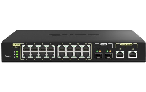 Switch Ethernet Qnap QSW-M2116P-2T2S 16 ports - 10 GbE, Manageable, PoE, L2