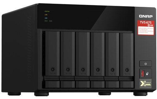 QNAP TVS-675 NAS Tower Ethernet/LAN Noir KX-U6580