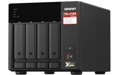 QNAP TS-473A NAS Tower Ethernet/LAN Noir V1500B