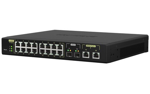 Switch Ethernet Qnap QSW-M2116P-2T2S 16 ports - 10 GbE, Manageable, PoE, L2