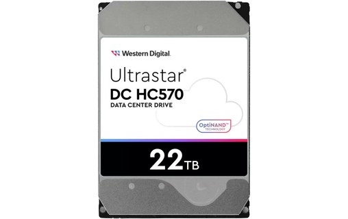 Western Digital Ultrastar DC HC570 22 To - Disque dur 7200 tr/min - 0F48155