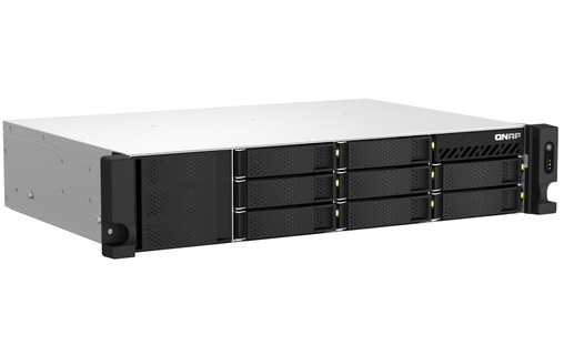 QNAP TS-864EU-RP-8G serveur de stockage NAS Rack (2 U) Ethernet/LAN Noir