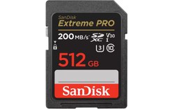 Carte SDXC SanDisk Extreme Pro 512 Go, UHS-I, V30