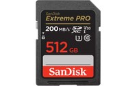 Carte SDXC SanDisk Extreme Pro 512 Go, UHS-I, V30