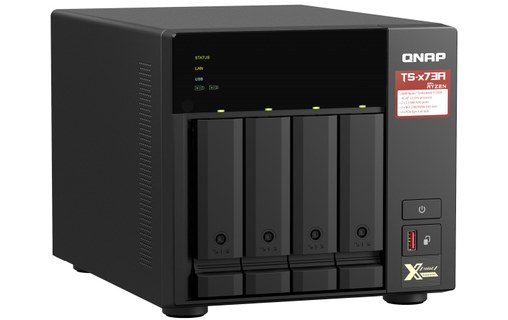 QNAP TS-473A NAS Tower Ethernet/LAN Noir V1500B