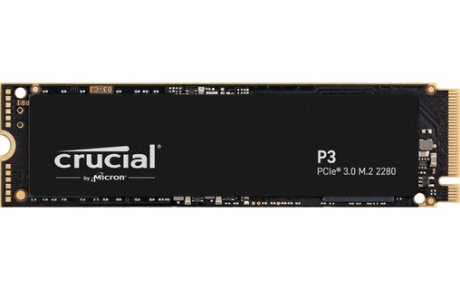 Crucial P3 M.2 4000 Go PCI Express 3.0 3D NAND NVMe - Disque SSD
