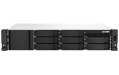QNAP TS-864EU-RP-8G serveur de stockage NAS Rack (2 U) Ethernet/LAN Noir