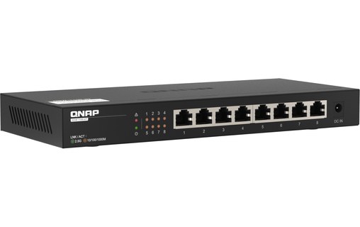 Switch Ethernet Qnap QSW-1108-8T 8 ports - 2,5 GbE
