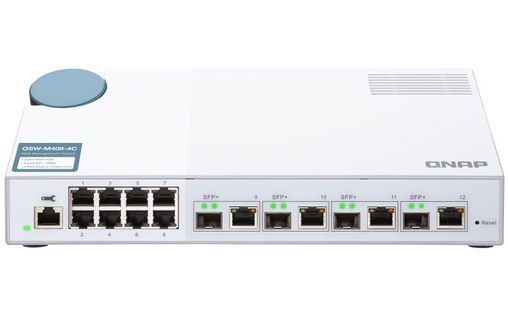 Switch Ethernet Qnap QSW-M408-4C 8 ports - 10 GbE, Manageable, L2