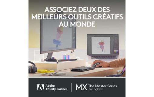 Souris sans fil pour Mac Logitech MX Master 3S - Noire - Ergonomique