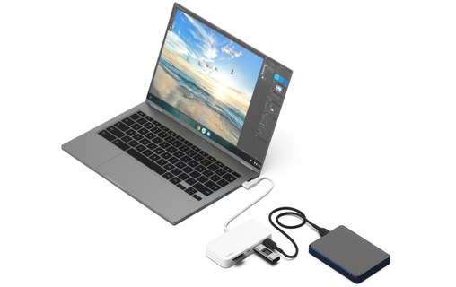 Belkin INC011btWH USB 3.2 Gen 1 (3.1 Gen 1) Type-C 10000 Mbit/s Blanc