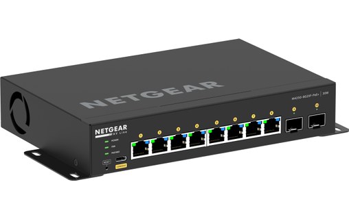 Switch Ethernet NETGEAR GSM4210PX-100EUS 8 ports - Manageable, PoE, L2/L3