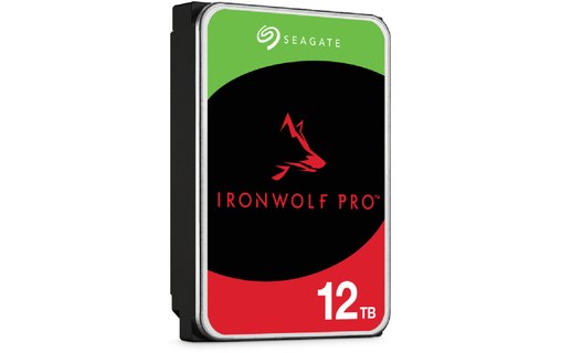Seagate IronWolf Pro 12 To - Disque dur 7200 tr/min pour NAS - ST12000NT001