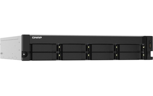 QNAP TS-832PXU NAS Rack (2 U) Ethernet/LAN Aluminium, Noir AL324