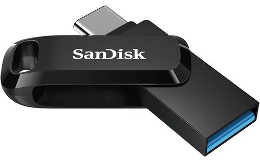 Clé USB-C et USB-A SanDisk Ultra Dual Drive 512 Go - Noir - USB 3.2
