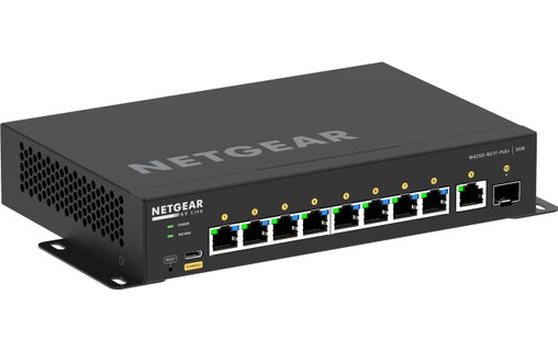 Switch Ethernet NETGEAR GSM4210PD-100EUS 8 ports - Manageable, PoE, L2/L3