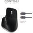 Souris sans fil pour Mac Logitech MX Master 3S - Noire - Ergonomique