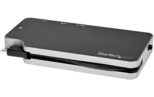 StarTech.com Adaptateur Multiport USB C - USB-C vers 4K HDMI ou VGA avec 100W Po