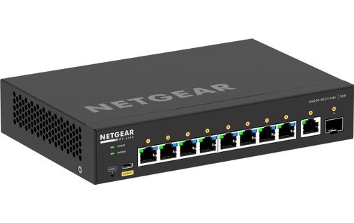 Switch Ethernet NETGEAR GSM4210PD-100EUS 8 ports - Manageable, PoE, L2/L3