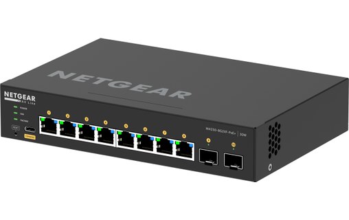 Switch Ethernet NETGEAR GSM4210PX-100EUS 8 ports - Manageable, PoE, L2/L3