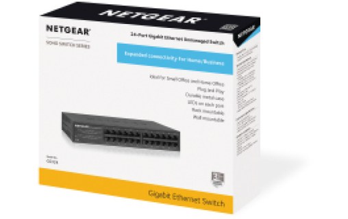 Switch Ethernet NETGEAR GS324 24 ports