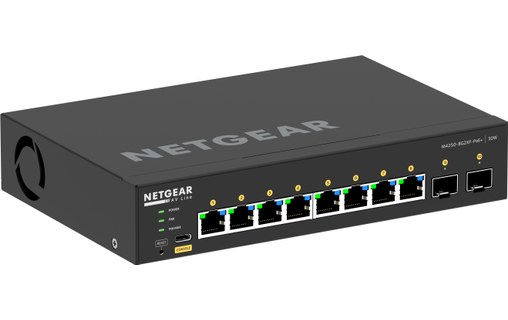 Switch Ethernet NETGEAR GSM4210PX-100EUS 8 ports - Manageable, PoE, L2/L3