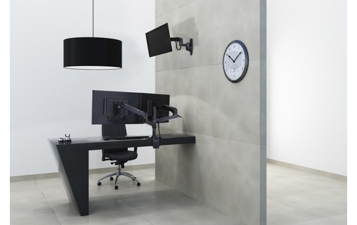 Ergotron LX Series LX WM LCD ARM MATTE BLK 86,4 cm (34") Vis Noir