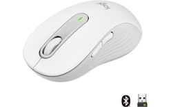 Souris sans fil Logitech Signature M650 L - Blanche - Ergonomique