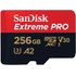 Carte microSDXC SanDisk Extreme Pro 256 Go avec adaptateur SD, UHS-I, V30