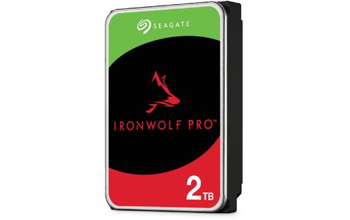Seagate IronWolf Pro 2 To - Disque dur 7200 tr/min pour NAS - ST2000NT001
