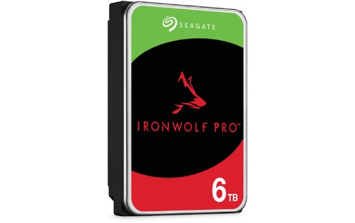 Seagate IronWolf Pro 6 To - Disque dur 7200 tr/min pour NAS - ST6000NT001