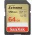 Carte SDXC SanDisk Extreme 64 Go, UHS-I, V30