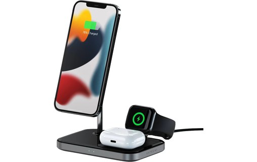 Station de charge magnétique sans fil 3 en 1 compatible magsafe pour votre  Iphone, Apple Watch et AirPods