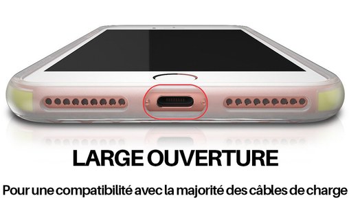 Patchworks FlexGuard Clear - Coque pour iPhone 7 / iPhone 8