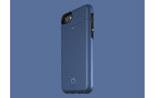Patchworks LEVEL Card Edition Navy - Coque pour iPhone 7