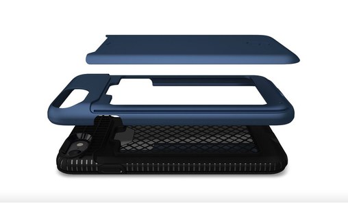 Patchworks LEVEL Card Edition Navy - Coque pour iPhone 7