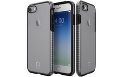 Patchworks LEVEL Transparent/Noir - Coque pour iPhone 7