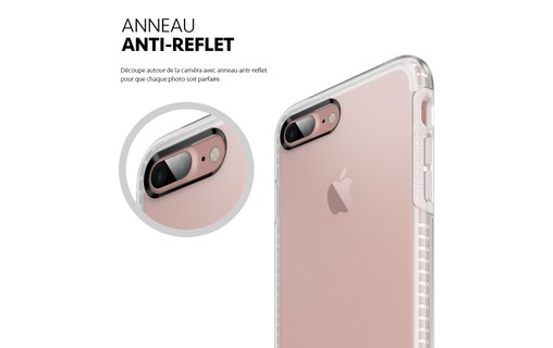 Patchworks LEVEL Transparent - Coque pour iPhone 7 Plus