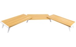 Support double moniteur en bois - Dual Monitor Stand - 2 écrans