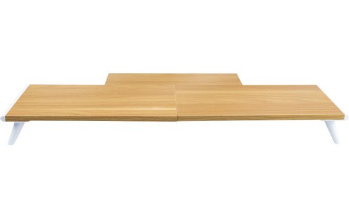 Support double moniteur en bois - Dual Monitor Stand - 2 écrans
